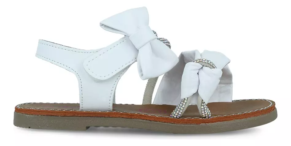 Foto 2 pulgar | Sandalia Huarache Tropicana Tr653004 Niña Casual Blanco Sintético