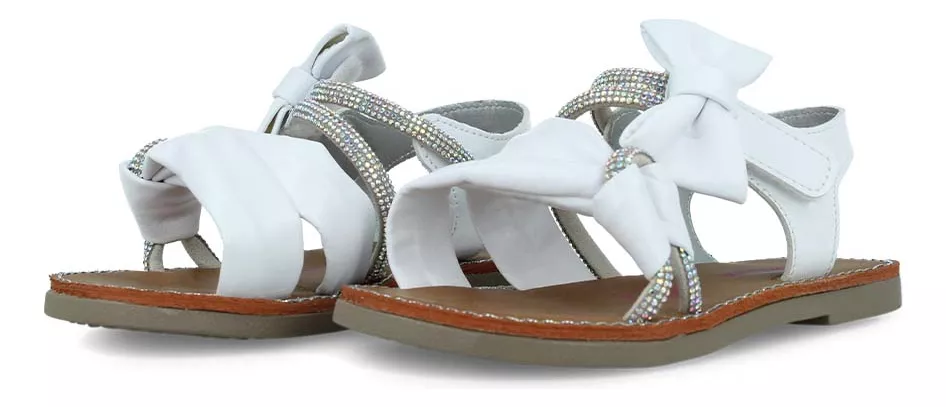 Foto 4 pulgar | Sandalia Huarache Tropicana Tr653004 Niña Casual Blanco Sintético