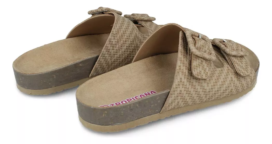 Foto 5 pulgar | Sandalia Huarache Tropicana Tr180005 Niña Sintético Cafe/beige Casual