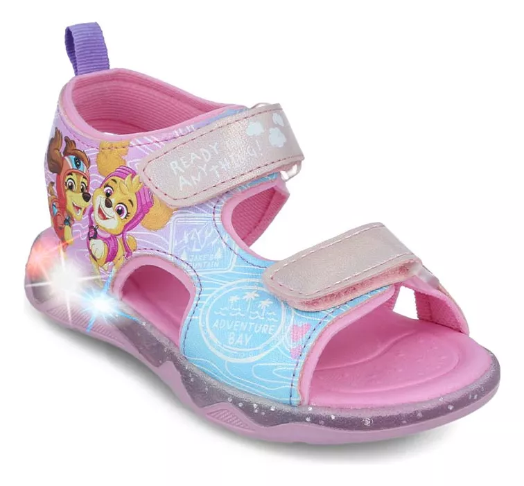 Foto 3 pulgar | Sandalia Huarache Paw Patrol Pw961509 Niña Sintético Rosa Con Luces