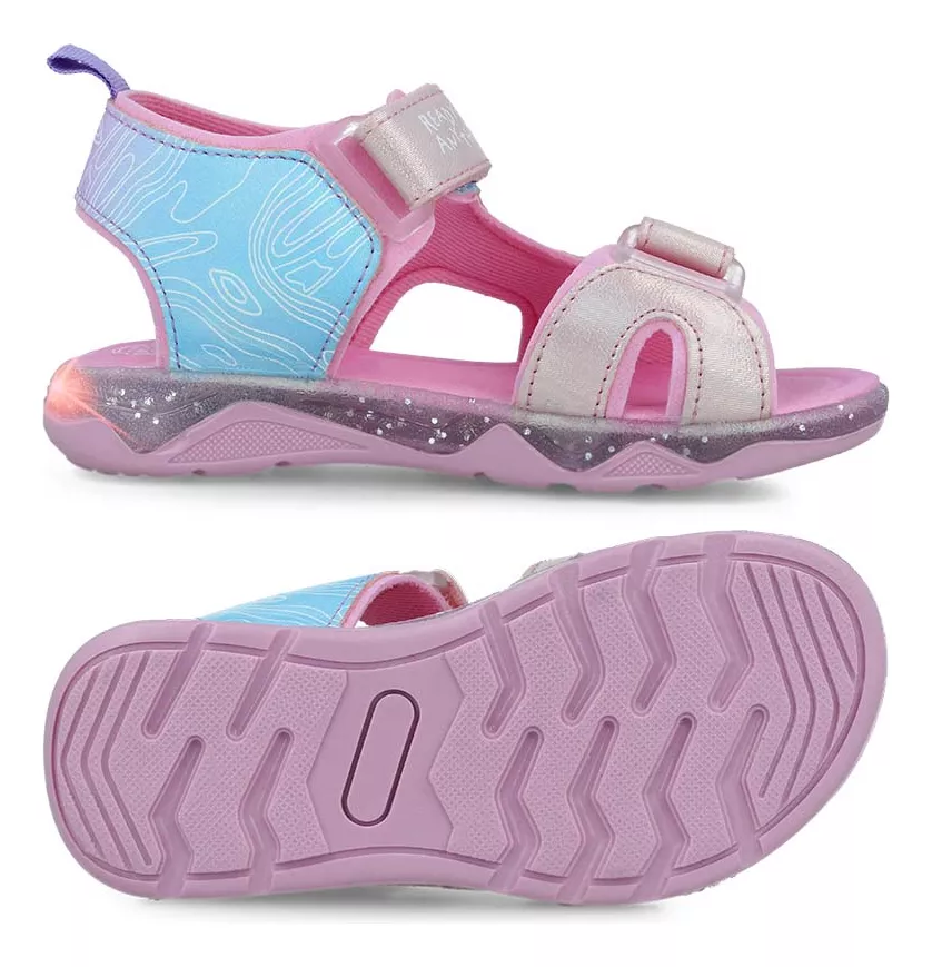 Foto 6 pulgar | Sandalia Huarache Paw Patrol Pw961509 Niña Sintético Rosa Con Luces