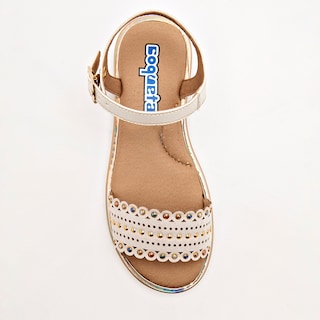 Foto 1 | Coqueta Sandalia Para Niña Beige Cod.131994