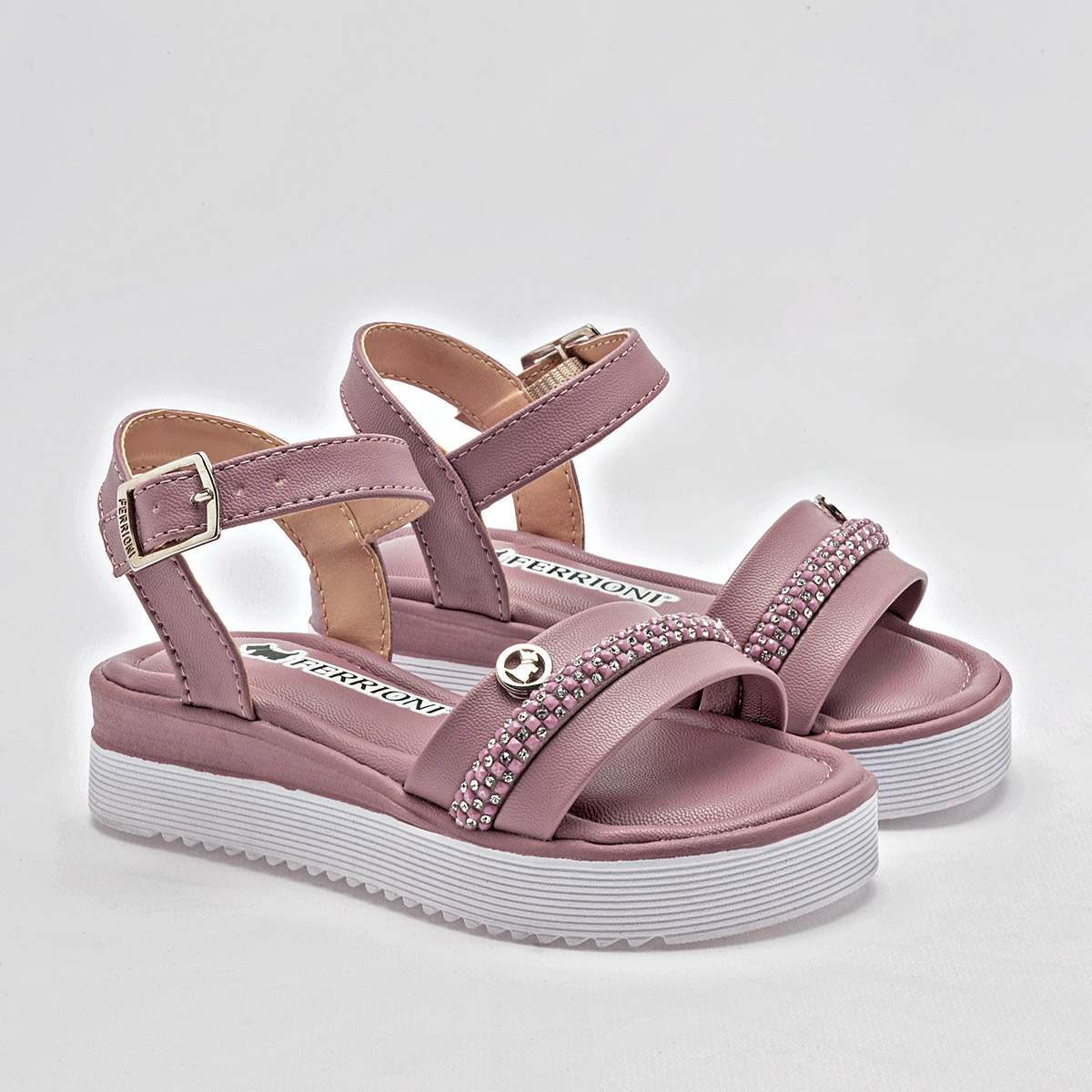 Ferrioni Sandalia Para Niña Rosa Cod.132123
