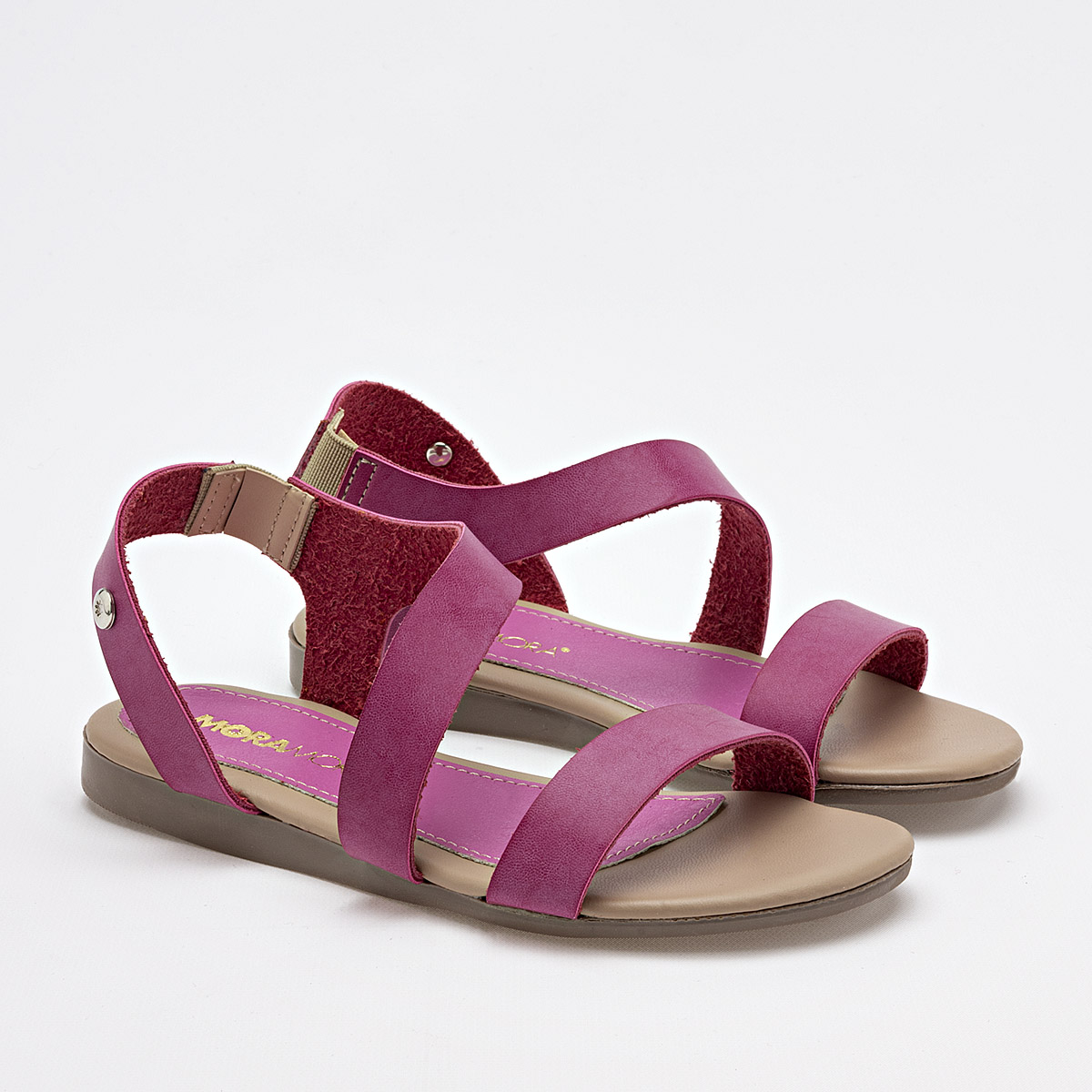 Moramora Sandalia Para Niña Fucsia Cod.132578