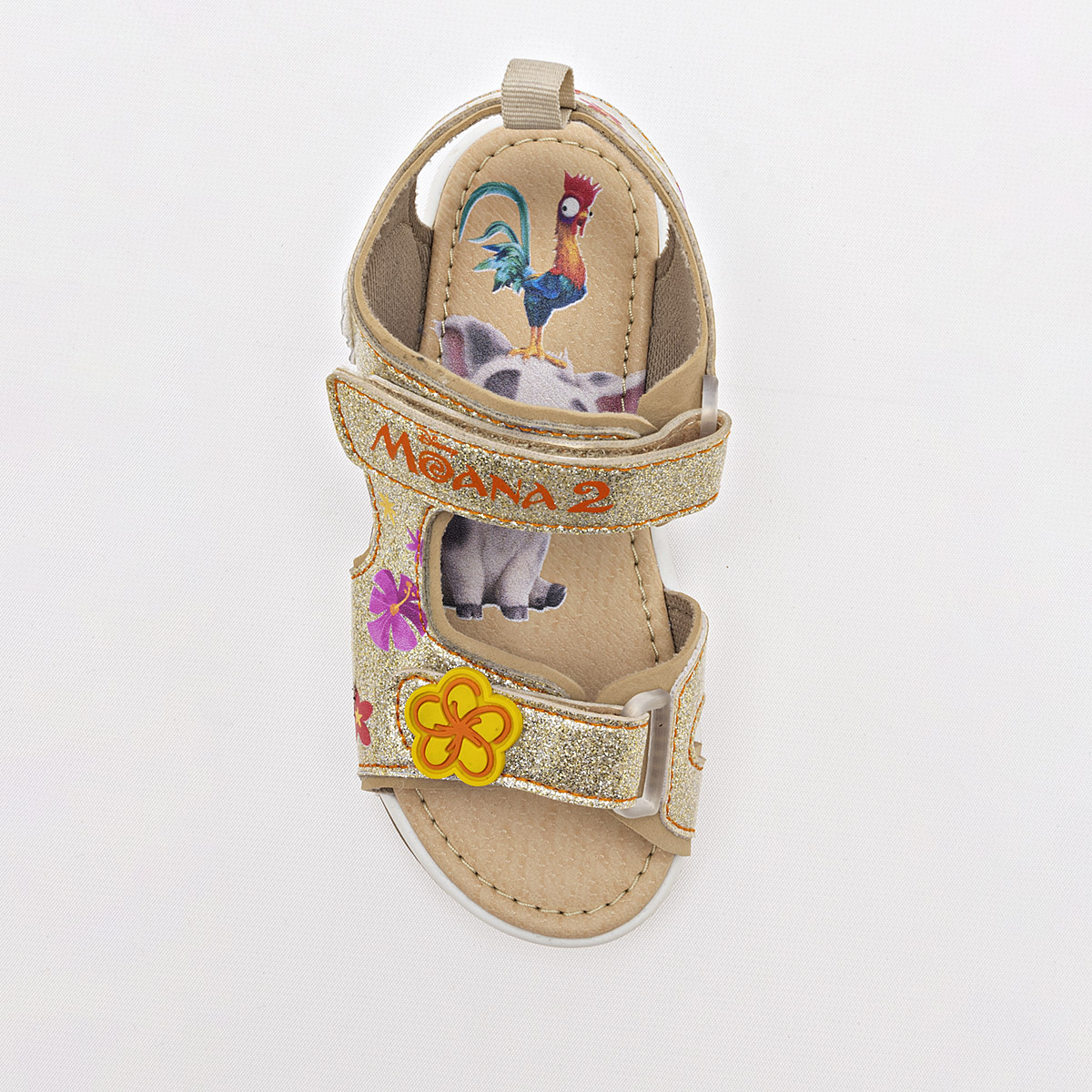 Licencias Tropicana Sandalia Para Bebé Niña Dorado Multicolor Cod.132397