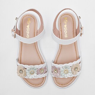 Foto 2 | Celex Sandalia Para Niña Blanco Multicolor Cod.131910