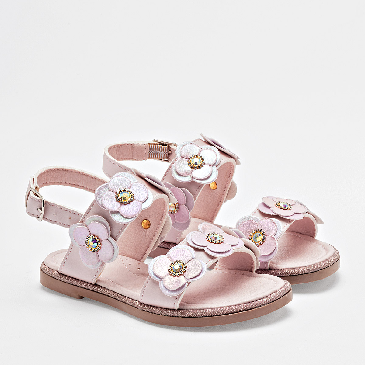 Ks Sandalia Para Niña Rosa Cod.133357