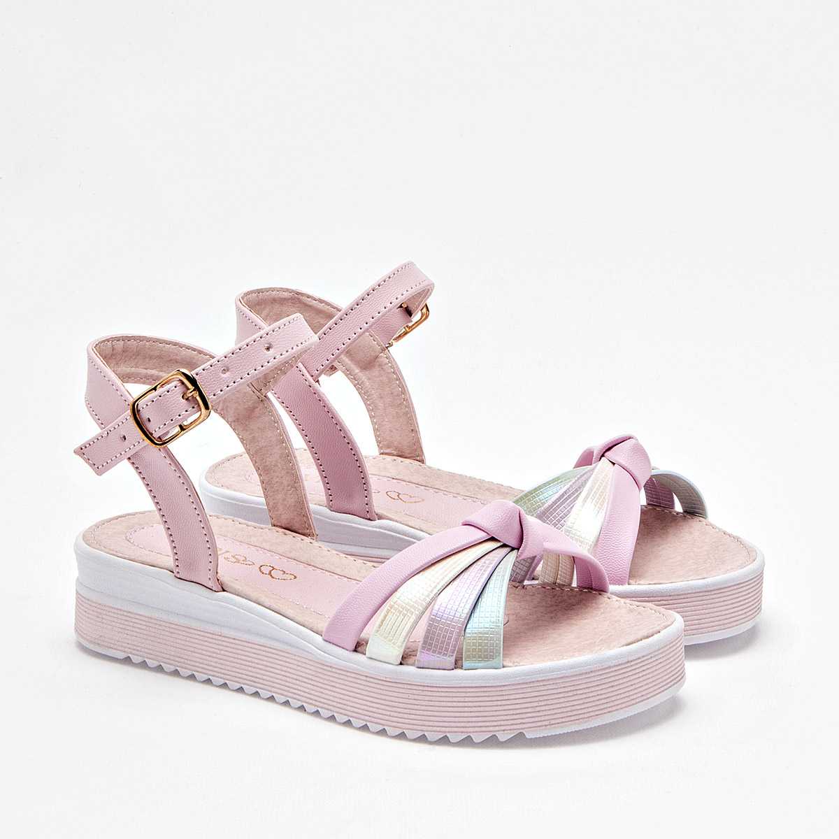 Celex Sandalia Para Niña Rosa Multicolor Cod.131907