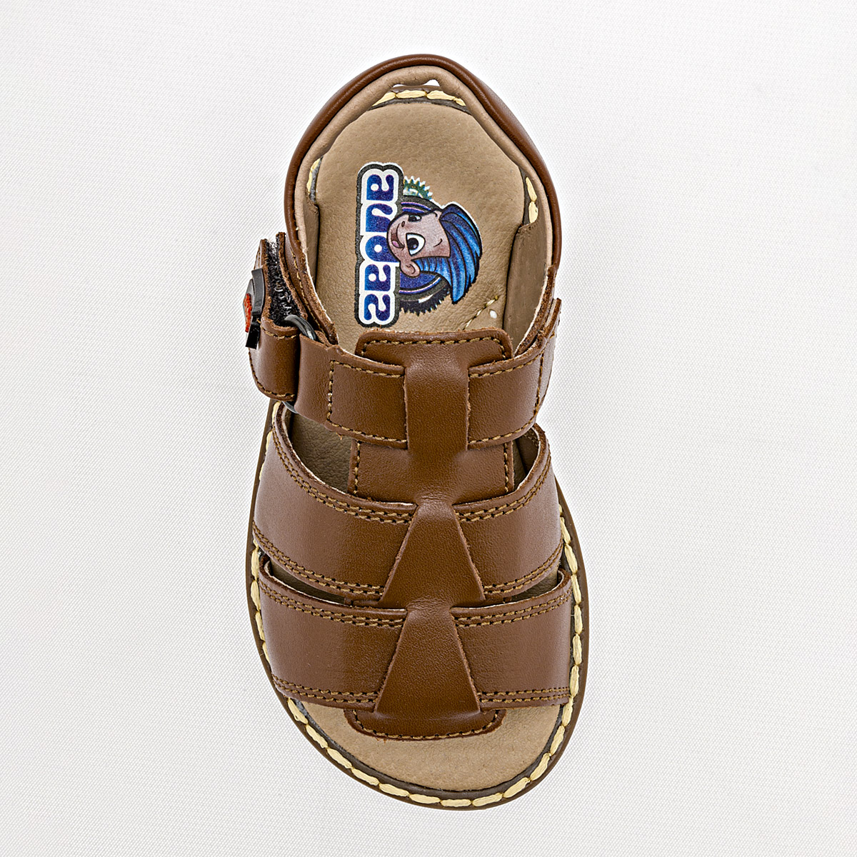 Audaz Sandalia Para Niño Camel Cod.131808