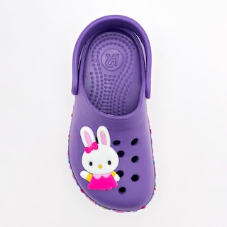 Foto 1 | Eva Moda Sandalia Para Niña Morado, Con Luces Cod.132104