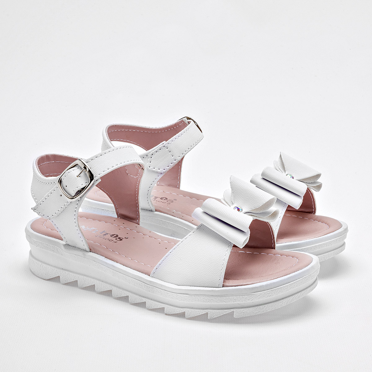 Danielitos Shoes Sandalia Para Niña Blanco Cod.132014