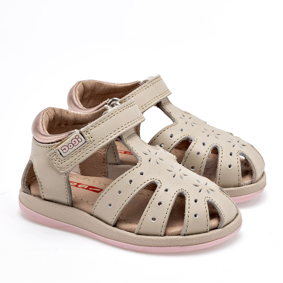 Foto 1 | Dogi Sandalia Para Bebé Niña Beige Cod.132038