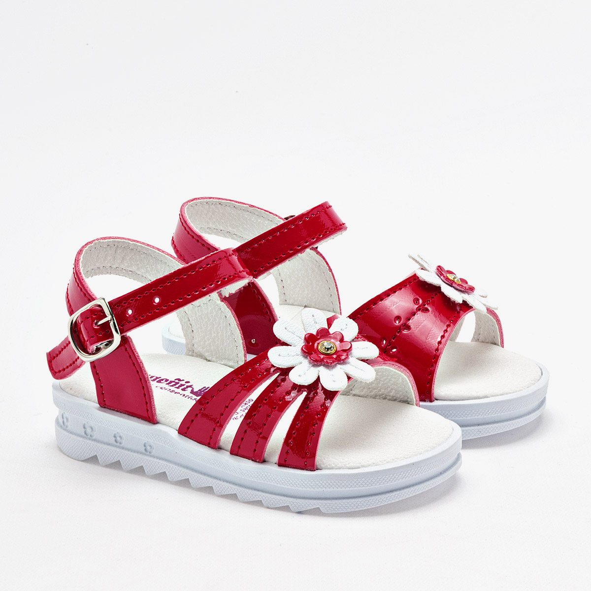 Chaparrin Sandalia Para Bebé Niña Rojo Cod.133320