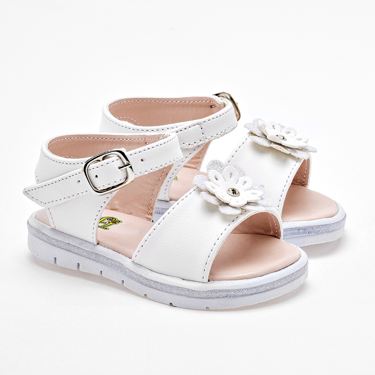 Kids Sofi Sandalia Para Bebé Niña Blanco Cod.132322