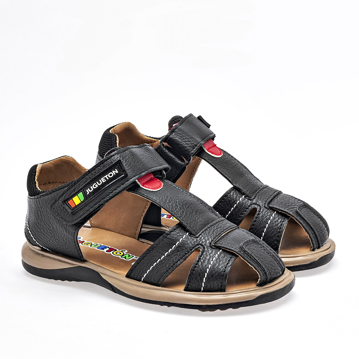 Juguetón Sandalia Para Niño Negro Cod.133351