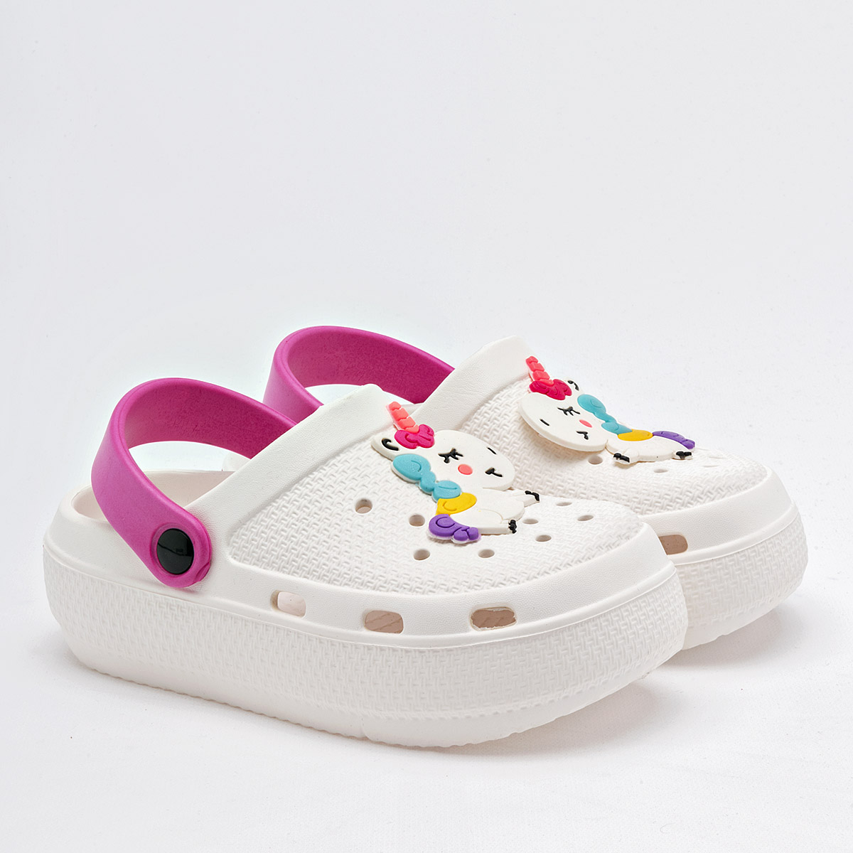 Moramora Sandalia Para Niña Blanco Fucsia Cod.132630