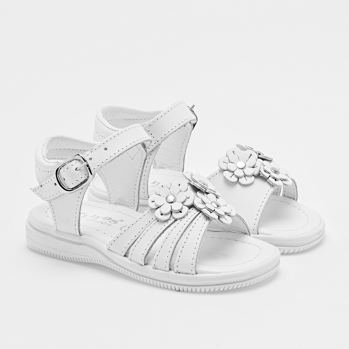Foto 2 pulgar | Danielitos Shoes Sandalia Para Niña Blanco Cod.132012