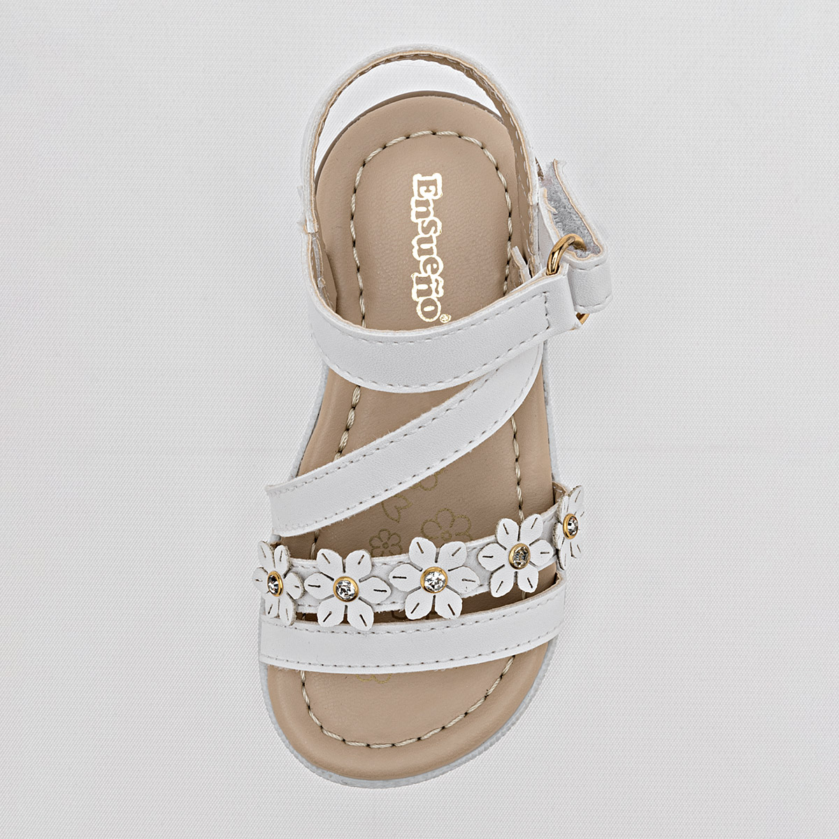 Ensueño Sandalia Para Bebé Niña Blanco Cod.132076