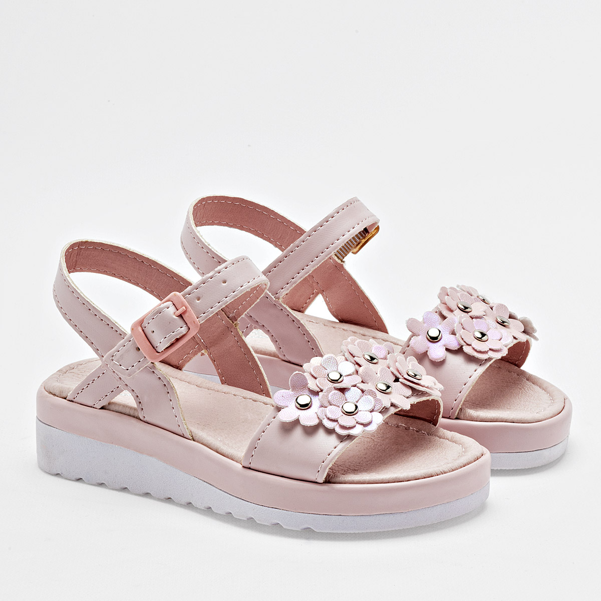 Ks Sandalia Para Niña Rosa Cod.133355