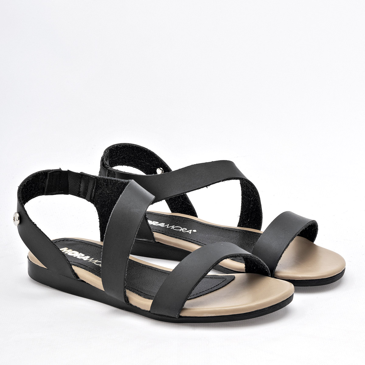 Moramora Sandalia Para Niña Negro Cod.132580