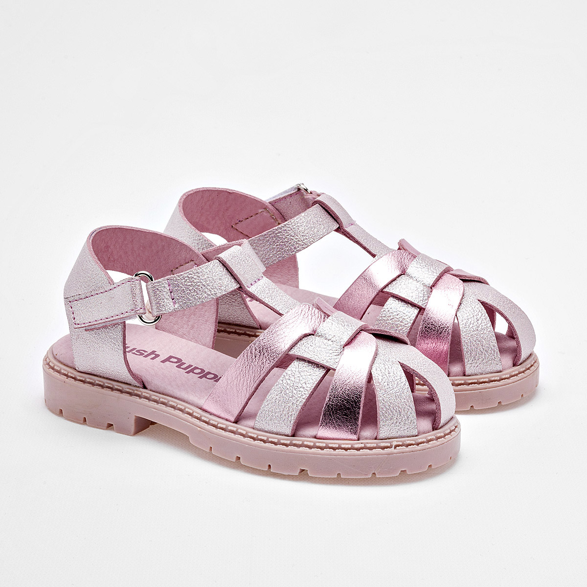Foto 1 | Hush Puppies Kids Sandalia Para Niña Rosa Cod.132302