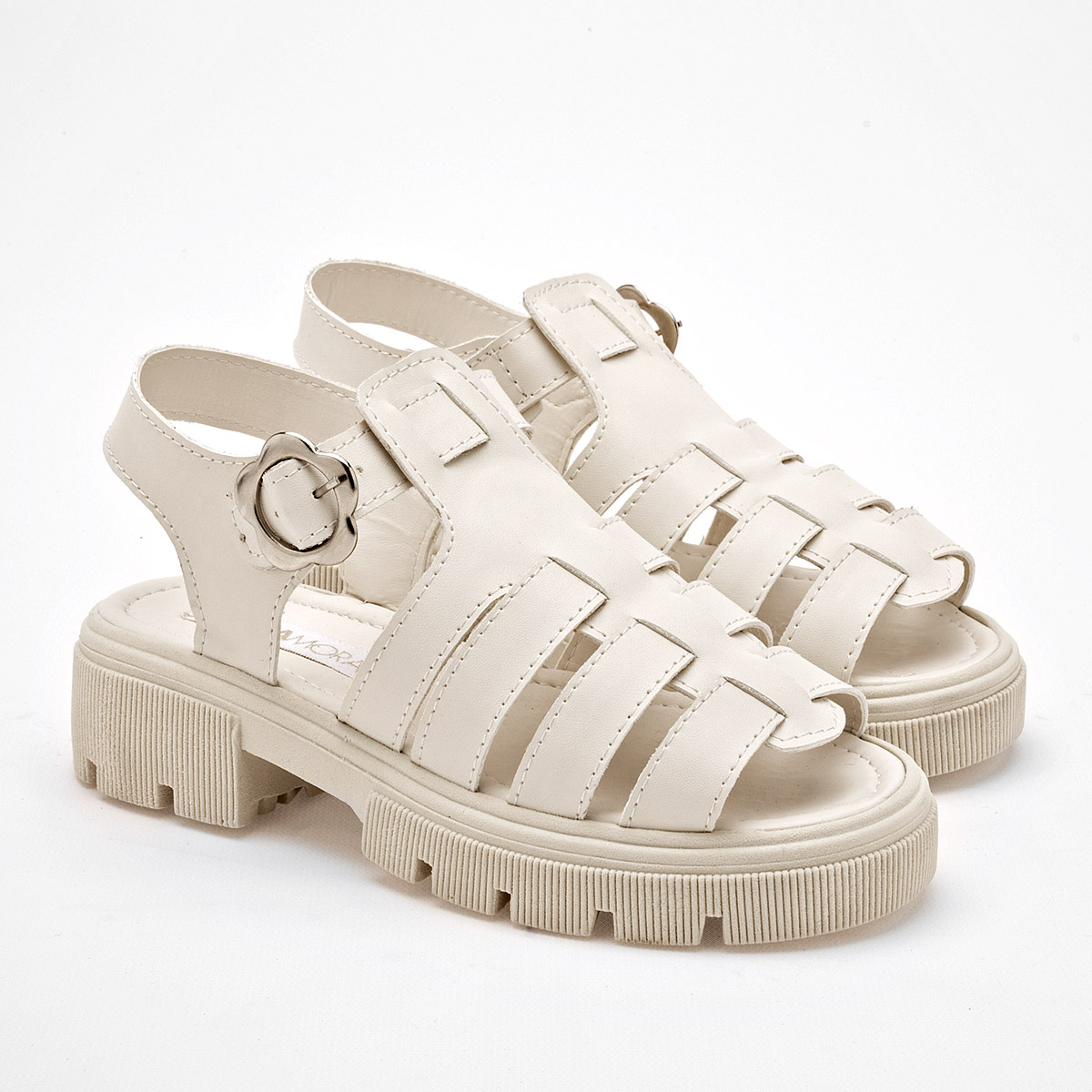 Moramora Sandalia Para Niña Latte Cod.132618