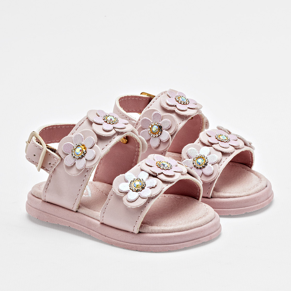 Ks Sandalia Para Bebé Niña Rosa Cod.133356