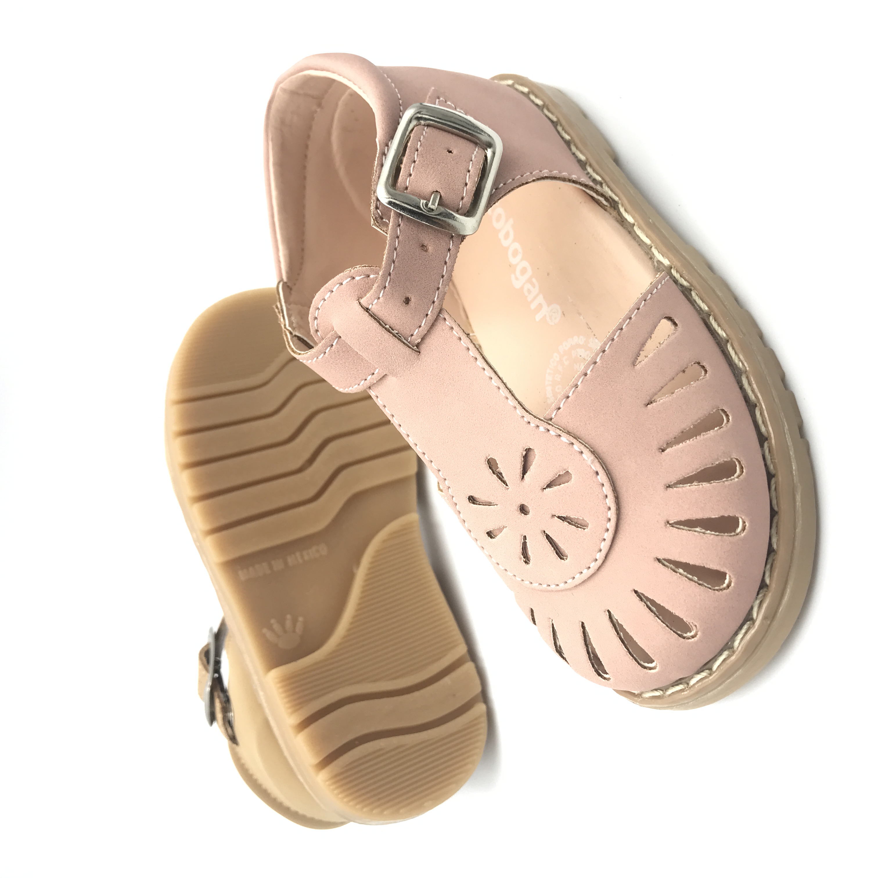 Foto 4 pulgar | Zapato-sandalia Tobogan Niña2208rosa-blanco16