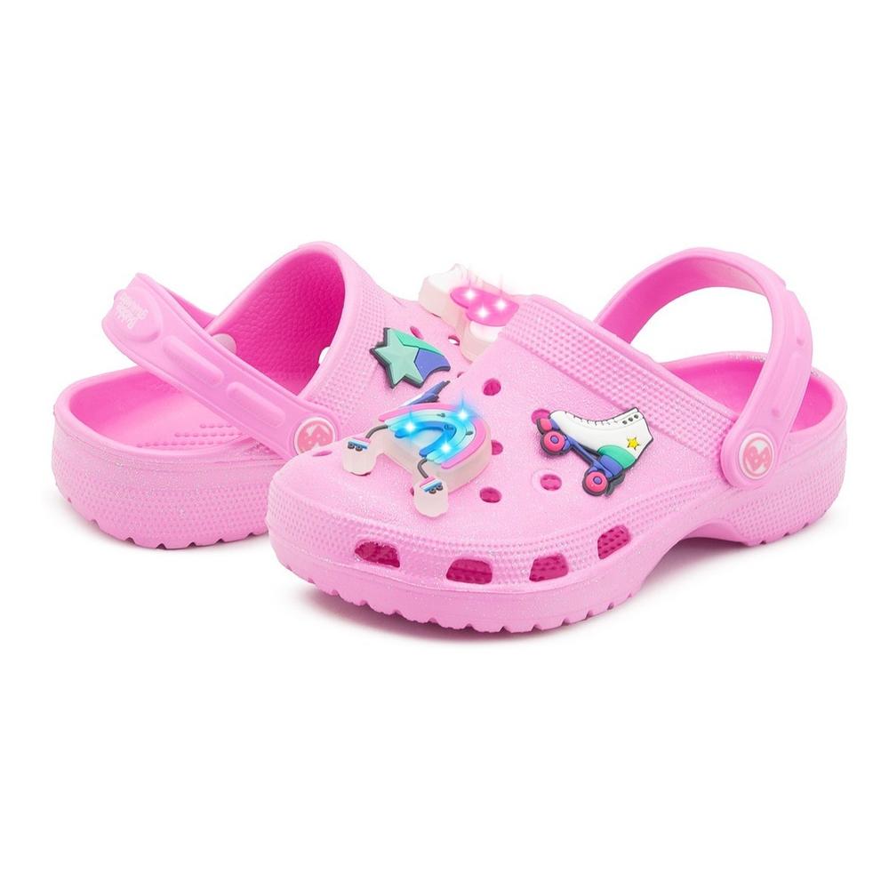 Sandalia Chancla Para Niña Y Niño Bubble Gummers Roca 18-21 Rosa
