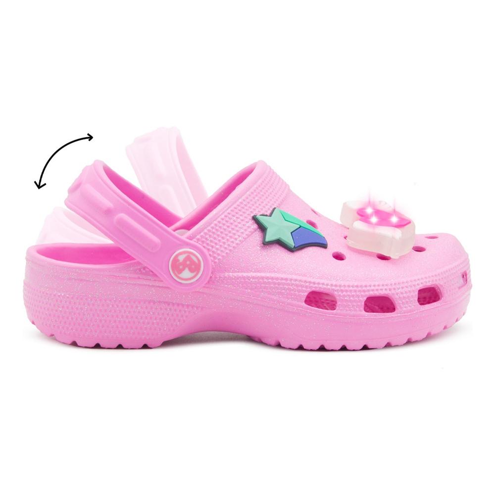 Foto 5 pulgar | Sandalia Chancla Para Niña Y Niño Bubble Gummers Roca 18-21 Rosa