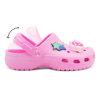 Foto 4 | Sandalia Chancla Para Niña Y Niño Bubble Gummers Roca 18-21 Rosa