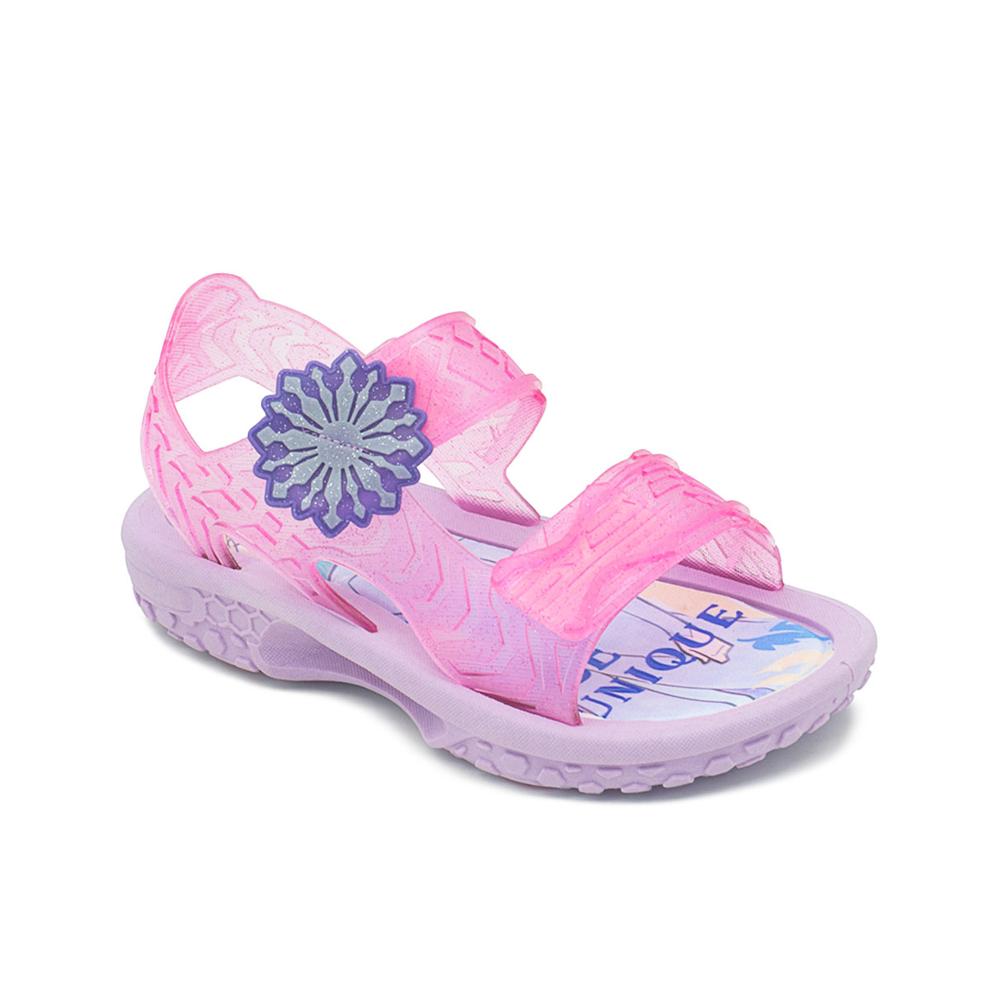 Foto 5 pulgar | Sandalia Niña Antiderrapante Casual Rosa Frozen Elsa 17-21 Rosa