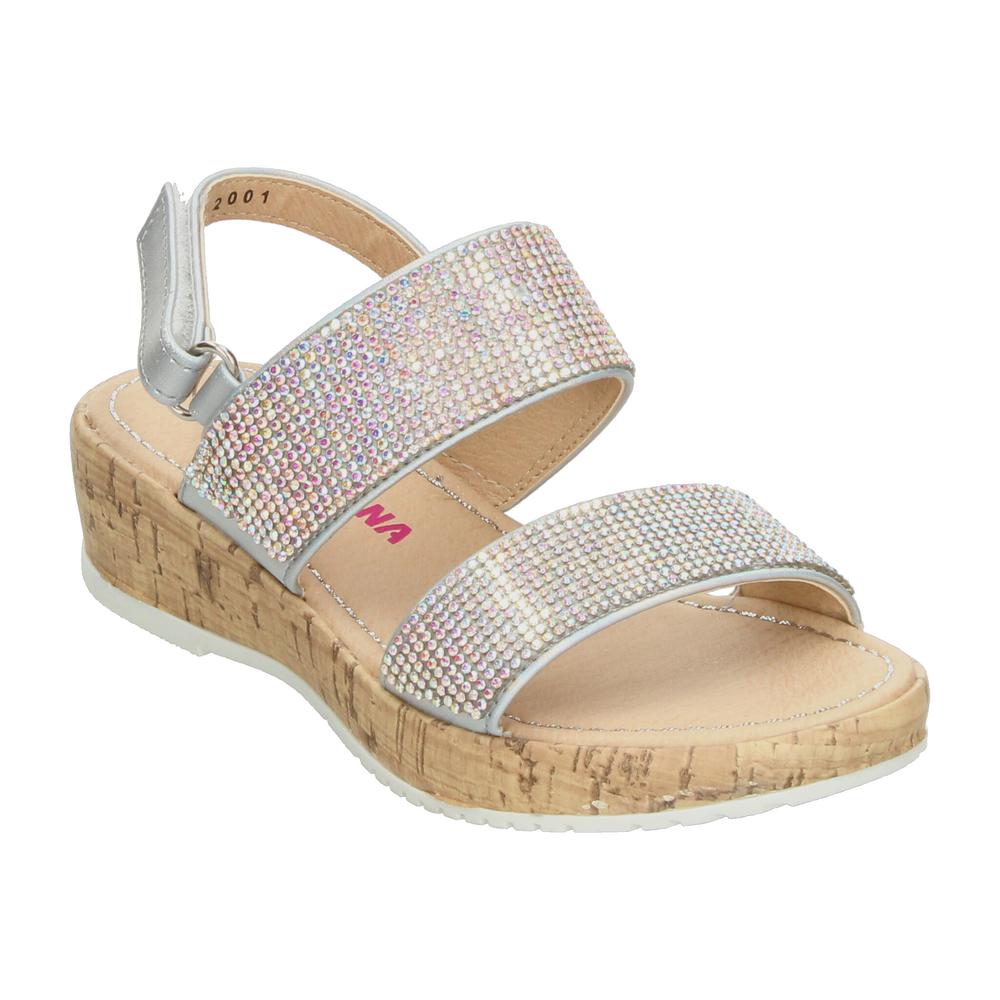 Foto 4 pulgar | Sandalias Tropicana Plateado Para Niña T22-25 [tro1554] Plateado
