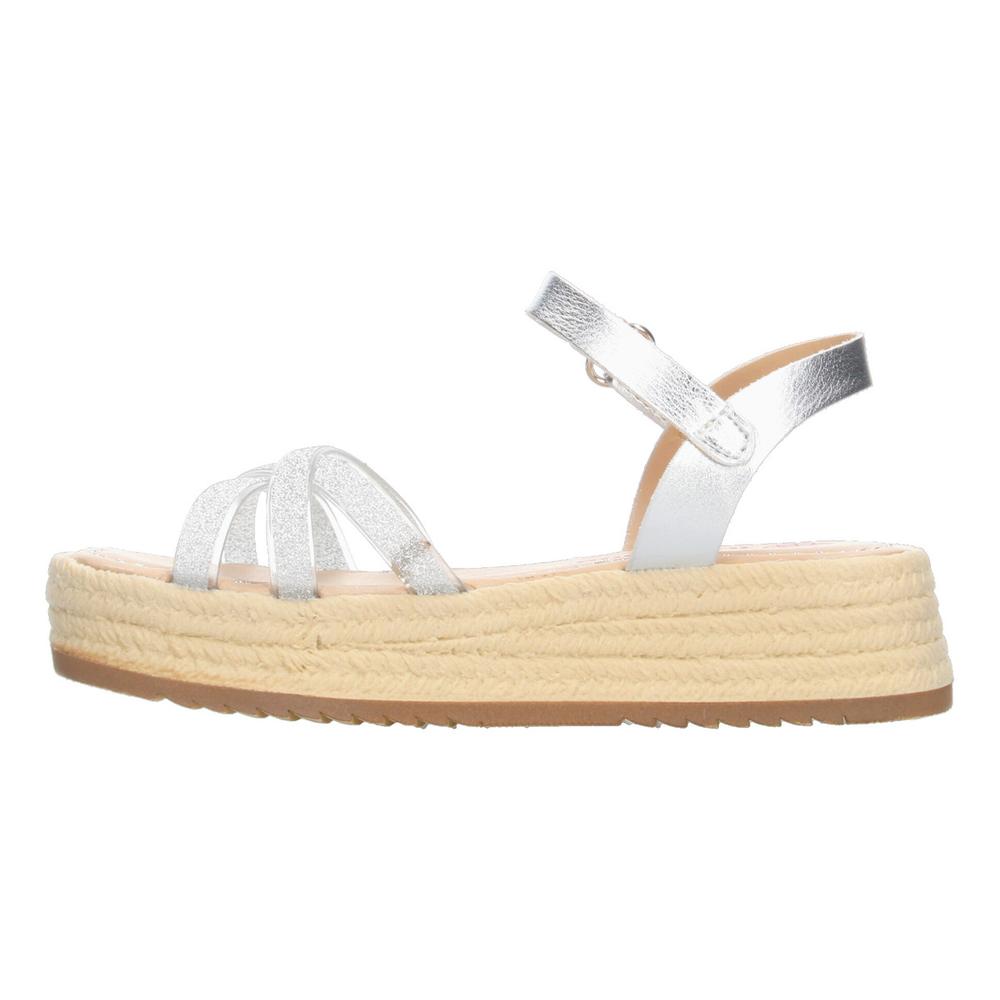 Foto 5 | Sandalias Tropicana Plateado Para Niña [tro1418] Beige