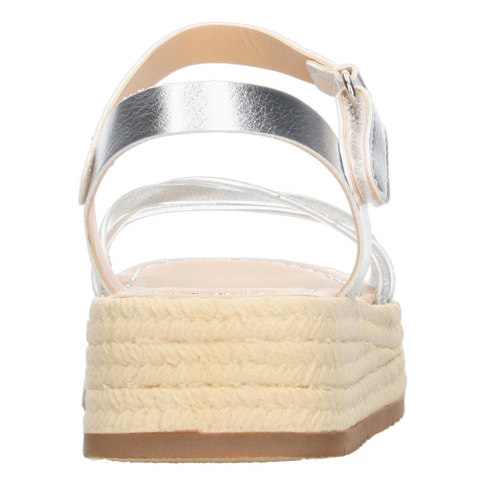 Foto 8 pulgar | Sandalias Tropicana Plateado Para Niña [tro1418] Beige