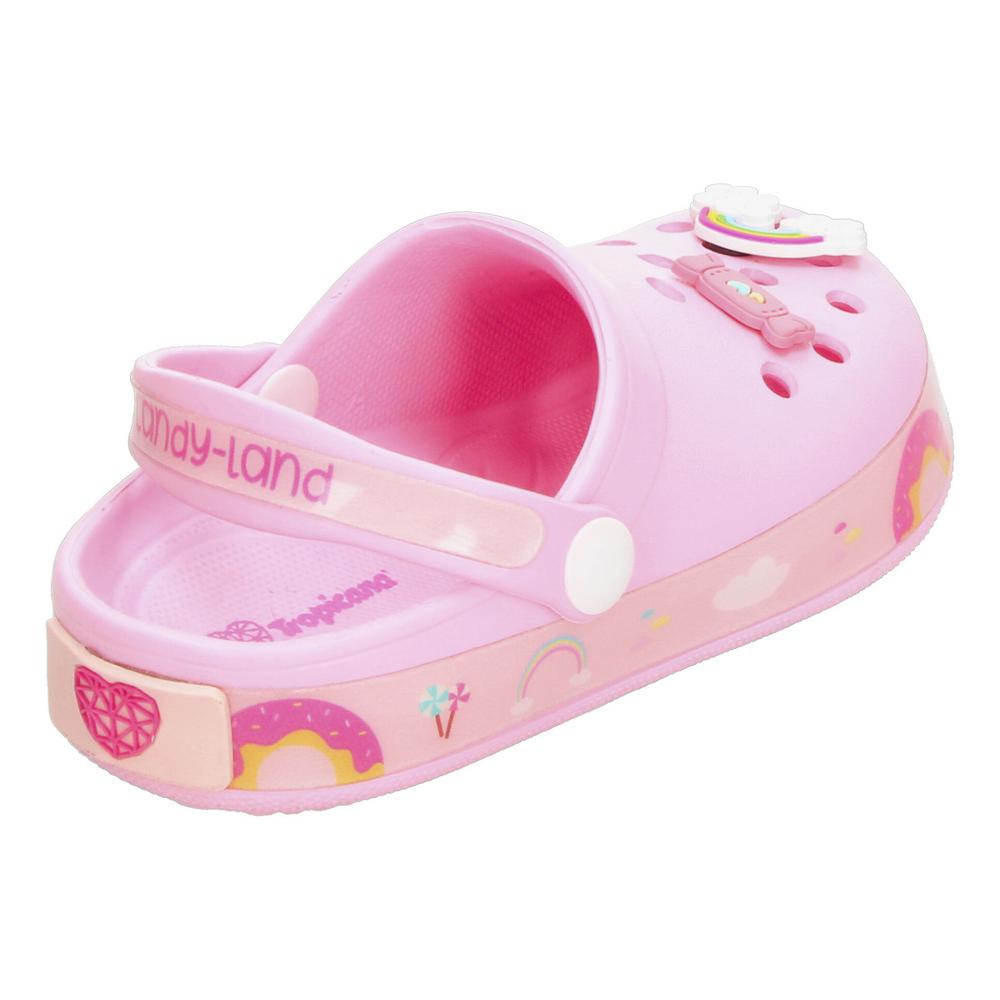 Foto 6 | Sandalias Tropicana Rosa Con Pines Decorativos Para Niña Rosa