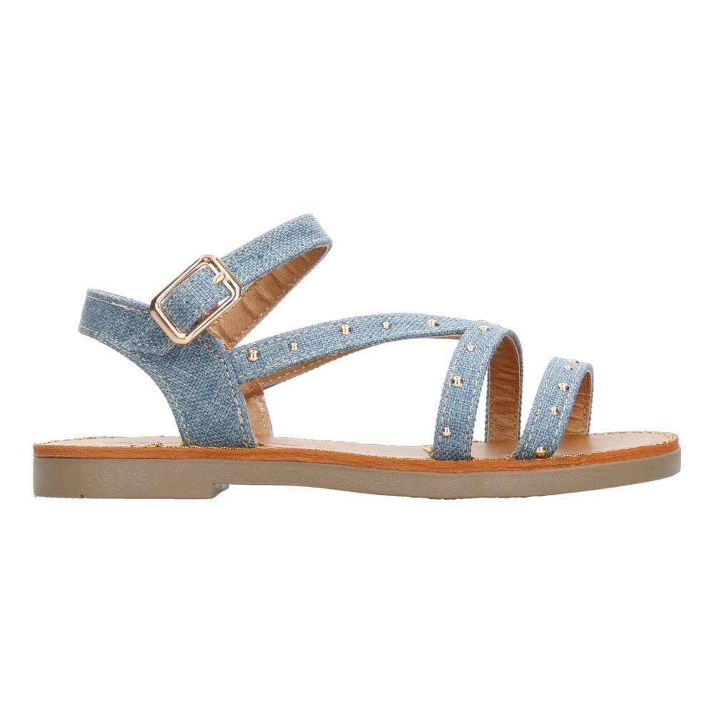 Sandalias Tropicana Azul Hebilla Ajustable Para Niña T14-26 Azul