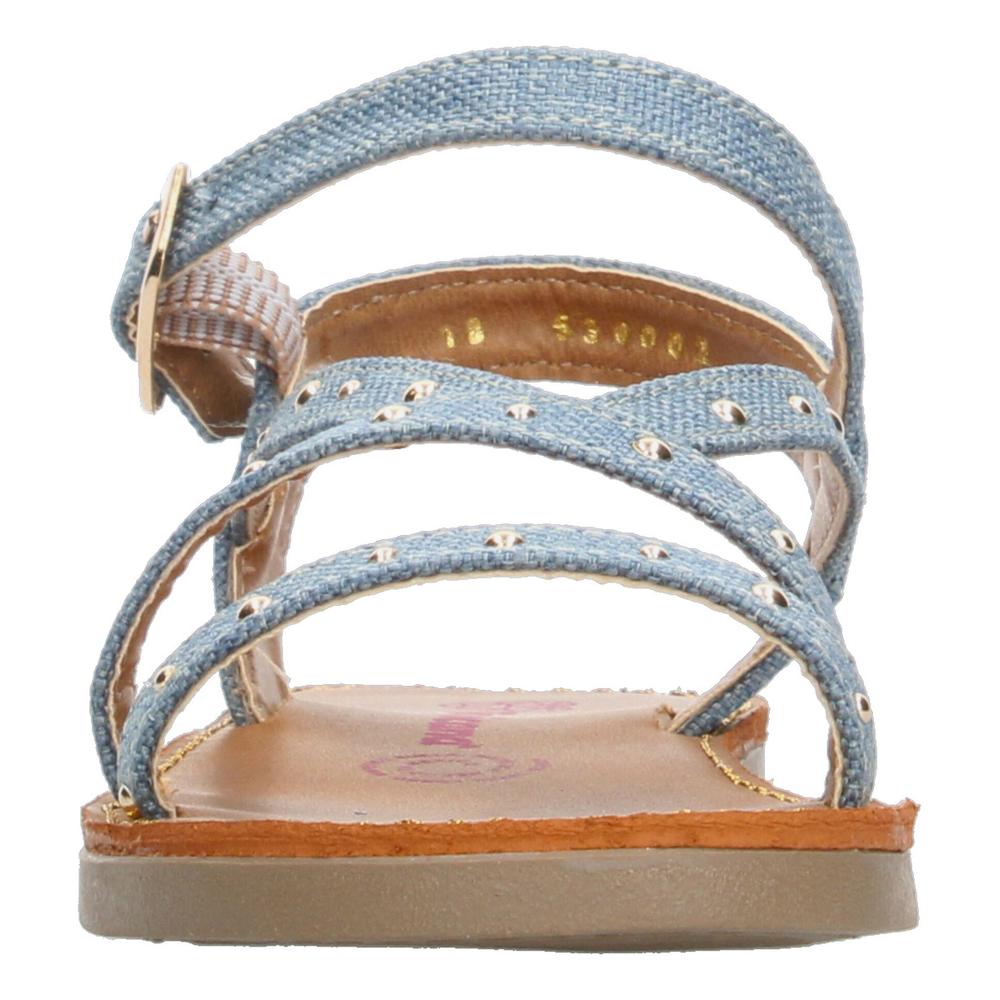 Foto 7 pulgar | Sandalias Tropicana Azul Hebilla Ajustable Para Niña T14-26 Azul