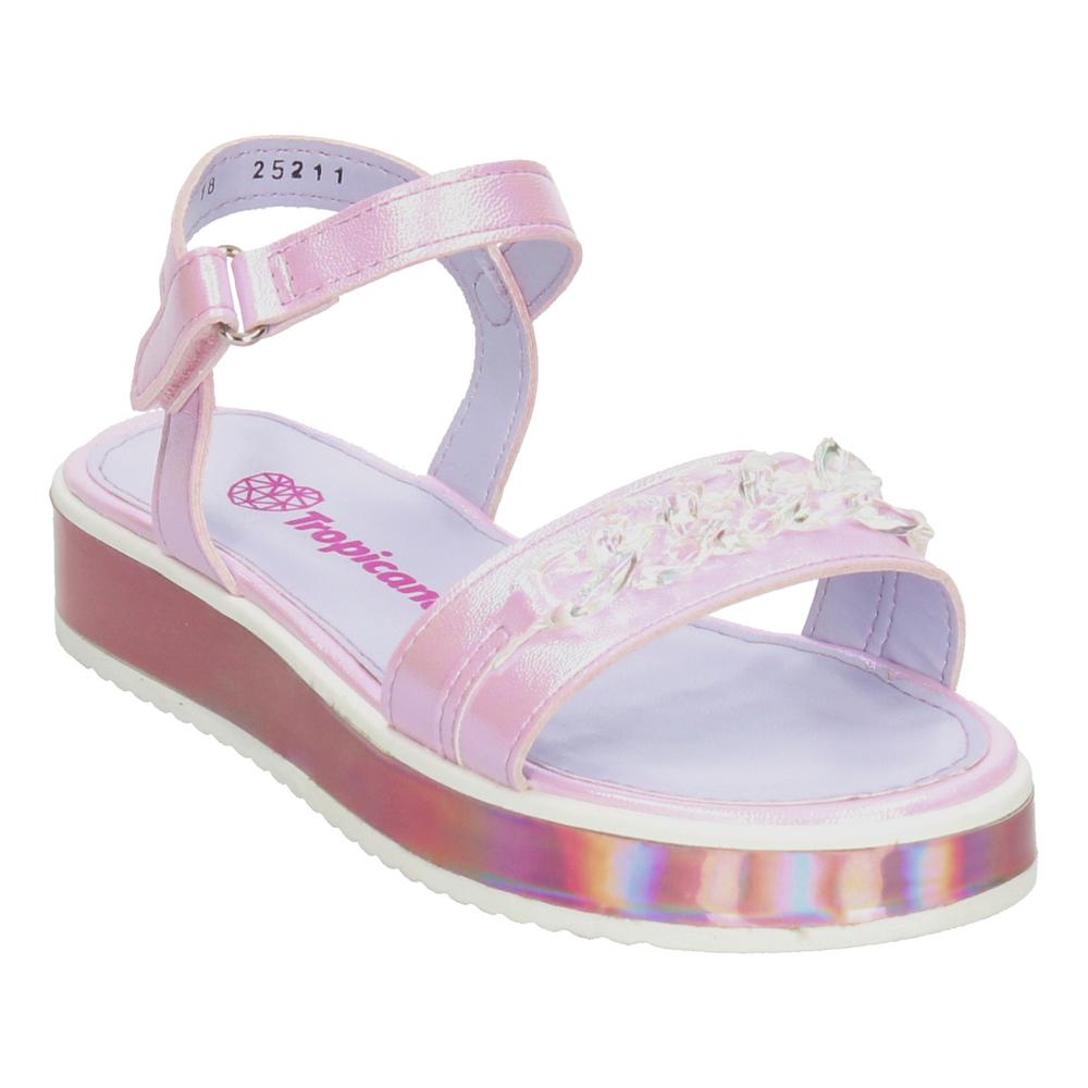 Foto 3 pulgar | Sandalias Tropicana Rosa Para Niña [tro1353] Lila