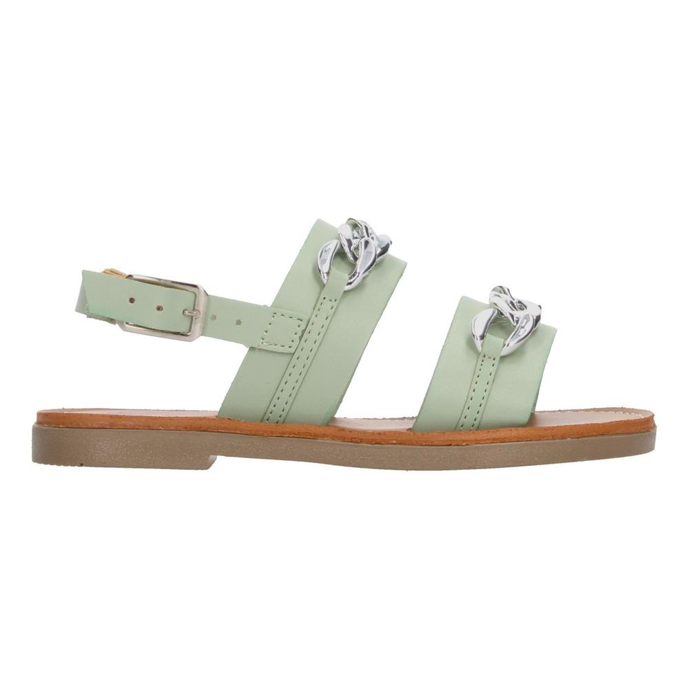 Foto 1 | Sandalias Tropicana Verde Para Niña [tro1357] Plateado