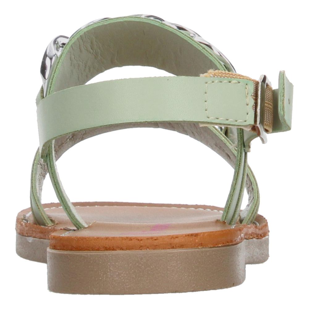 Foto 6 | Sandalias Tropicana Verde Para Niña [tro1357] Plateado