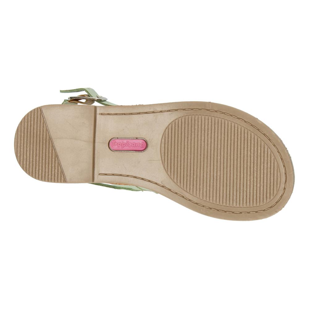 Foto 7 | Sandalias Tropicana Verde Para Niña [tro1357] Plateado