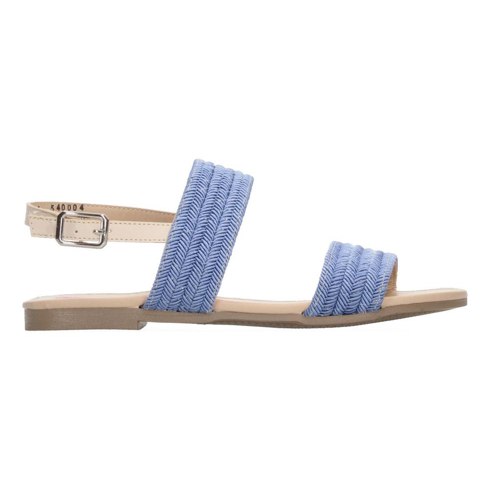 Sandalias Tropicana Azul Ajuste De Hebilla Para Niña Azul
