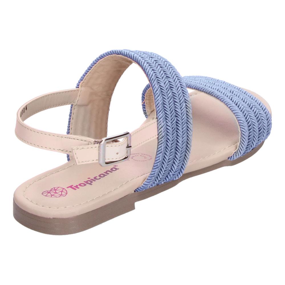 Foto 4 | Sandalias Tropicana Azul Ajuste De Hebilla Para Niña Azul