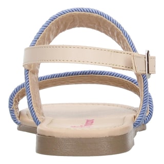 Foto 6 | Sandalias Tropicana Azul Ajuste De Hebilla Para Niña Azul