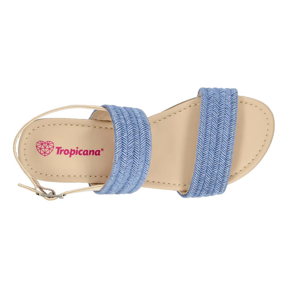 Foto 7 | Sandalias Tropicana Azul Ajuste De Hebilla Para Niña Azul