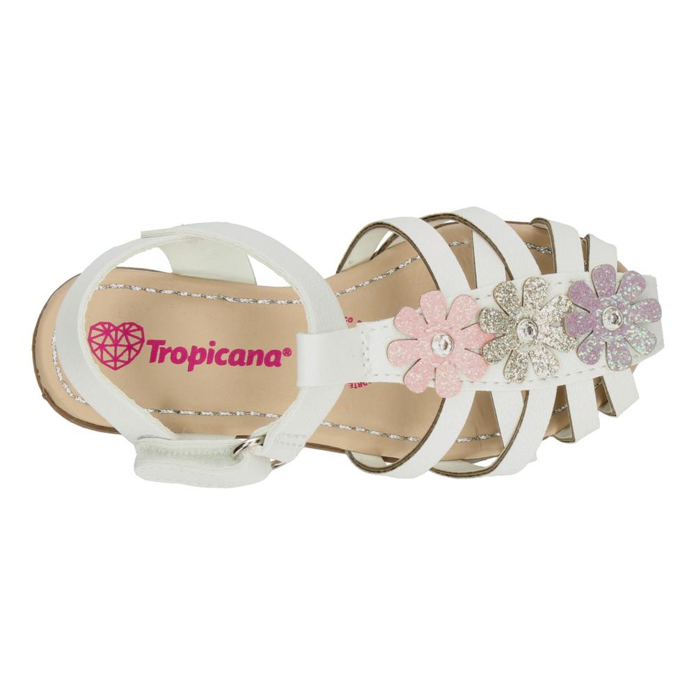 Foto 9 pulgar | Sandalias Tropicana Blanco Para Niña [tro1352] Blanco