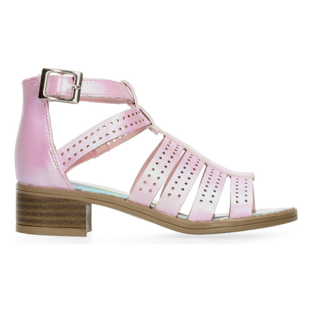 Sandalias Tropicana Rosa Con Hebilla Ajustable Para Niña Rosa