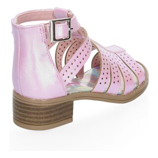 Foto 4 | Sandalias Tropicana Rosa Con Hebilla Ajustable Para Niña Rosa
