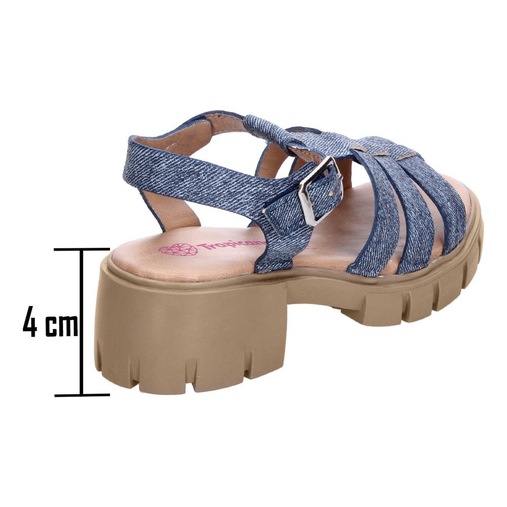 Foto 4 pulgar | Sandalias Tropicana Azul Para Niña [tro1414] Azul
